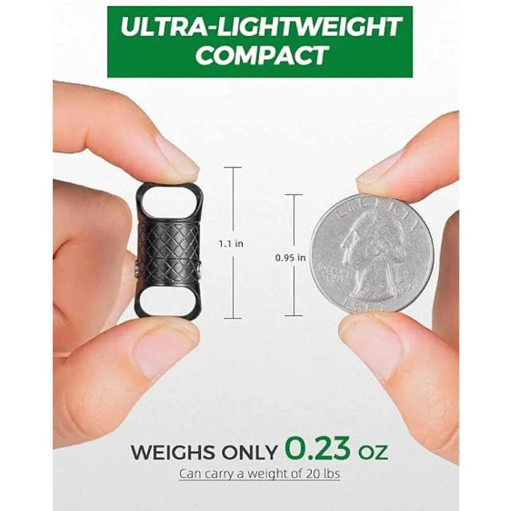 Magnetic Quick Release Keychain, Detachable Magnetic Carabiner, Removable Key Chain for Men Women, Safe Lock Key Organizer