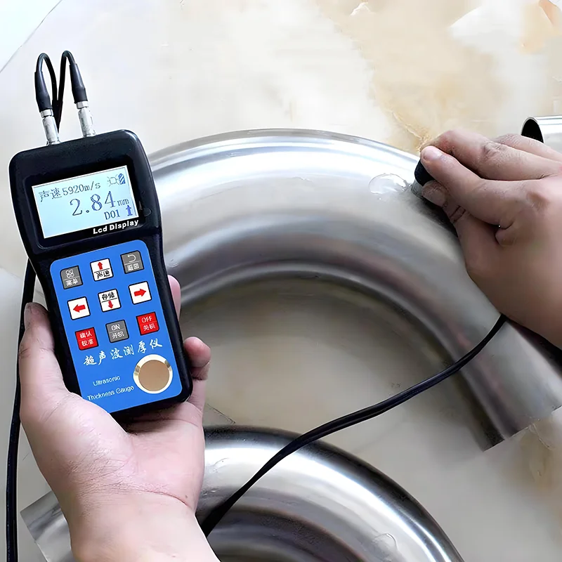 Wholesale Precision NDT Portable Digital Ultrasonic Thickness Gauge For Pipeline Wall Measuring