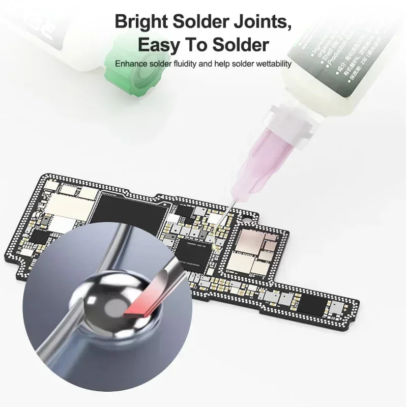 RELIFE F-22A 10CC Metal Solder Paste for Mobile Phone Motherboard Welding High Insulation Oxidation Spots Repair Welding Flux