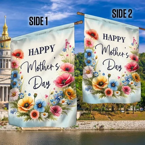Happy Mother's Day Flag Graden Flag XXH LLP LLX uui