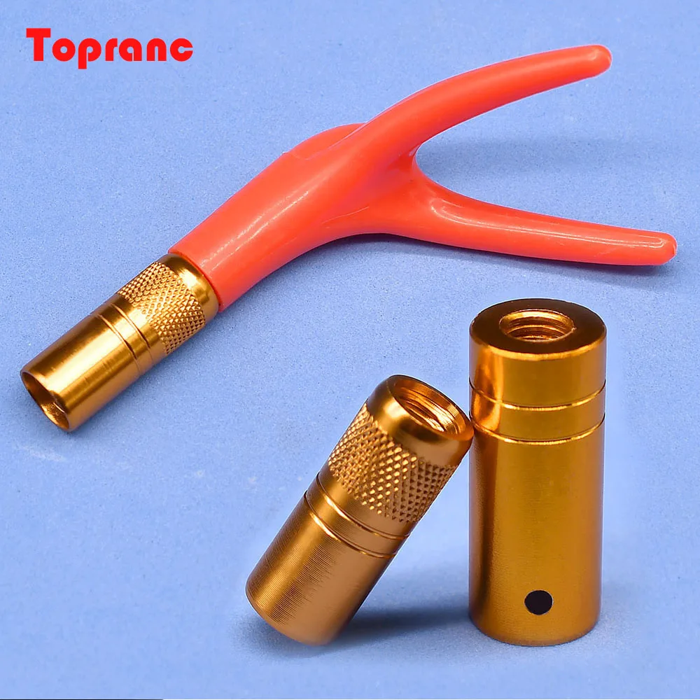 2 Stück Angelruten-Netzkopf-Adapter-Verbindungsstücke mit 2 Ausführungen, 10 mm/12 mm Innendurchmesser, M8-Schraube für Angelausrüstung