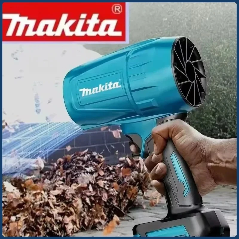 마키타 30000RPM 강력 블로워 터보 제트 팬 전기 에어 더스터 풍속 터보 충전식 라이트 포함 차량 청소 도구