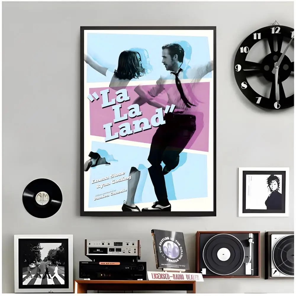 musical movie poster L-La La Land Poster Modern Wall Art Home Decor Living Room Decorative Print Unframed