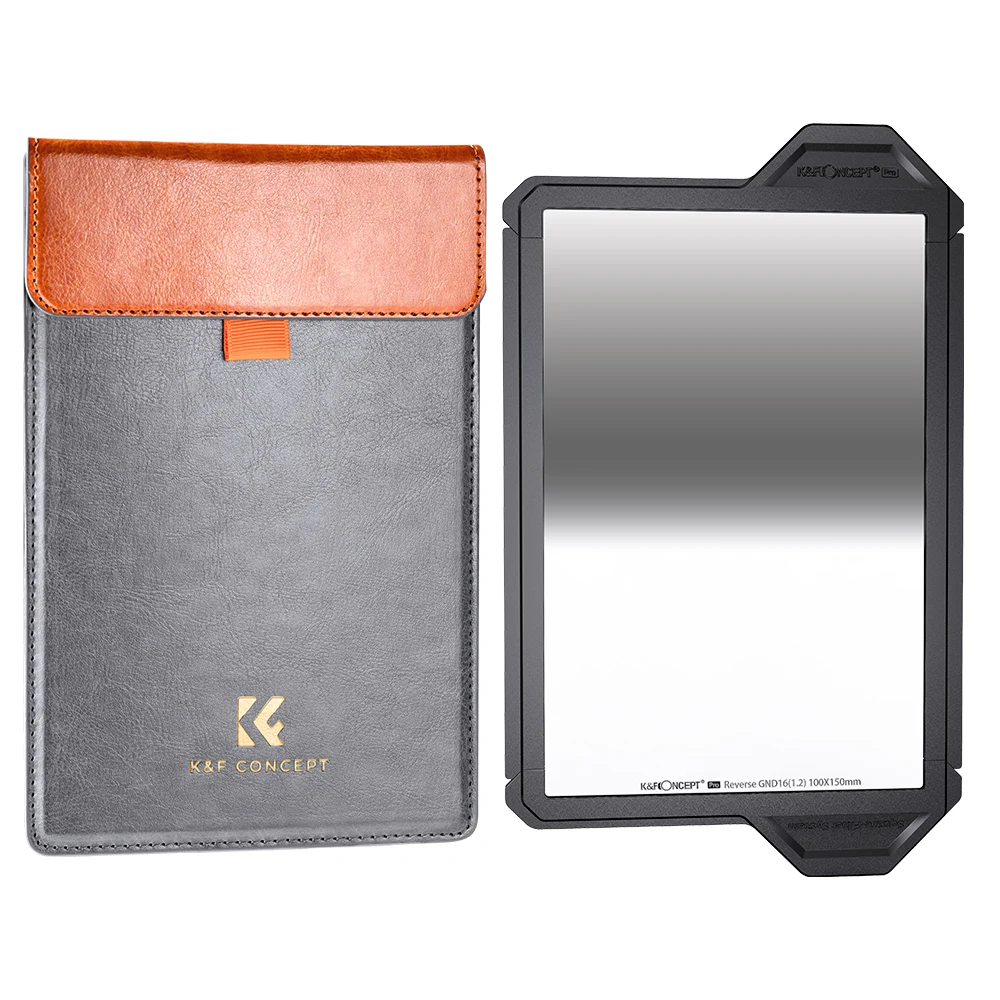 K&F Concept X-Pro Reverse GND16 (4 Stop) Filter 28 Layer Coatings Hard Graduated Neutral Density Filter for Camera Lens