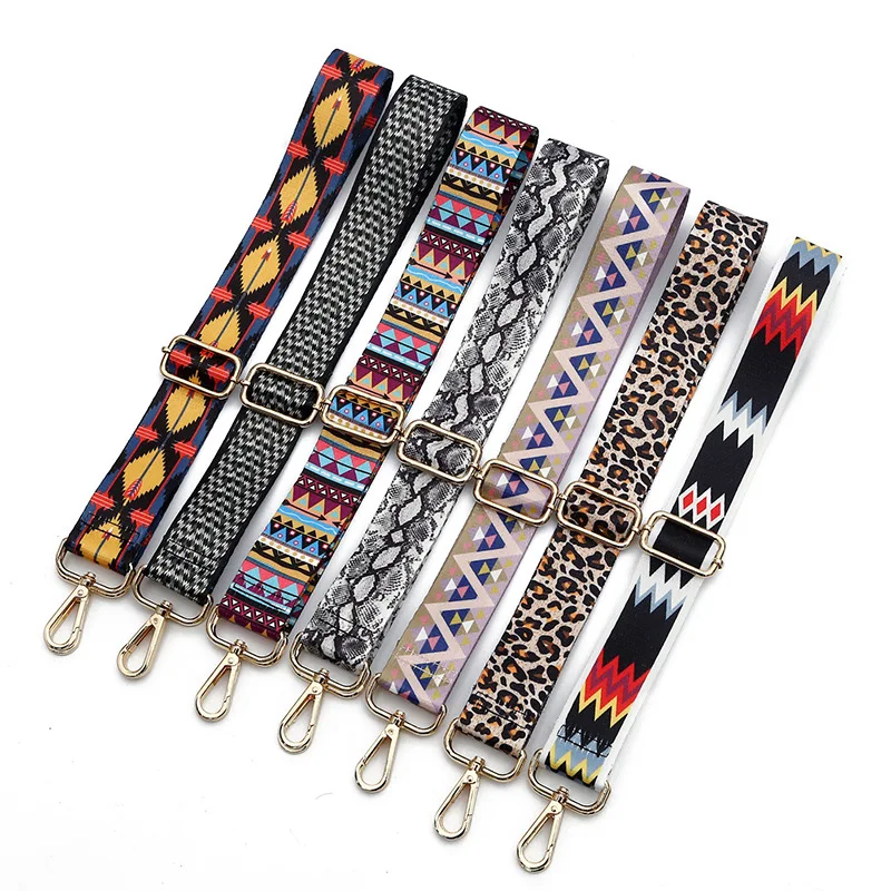 Ethnic Style Shoulder Crossbody Bag for Women Bag Straps with Adjustable Belts Travel Accessories