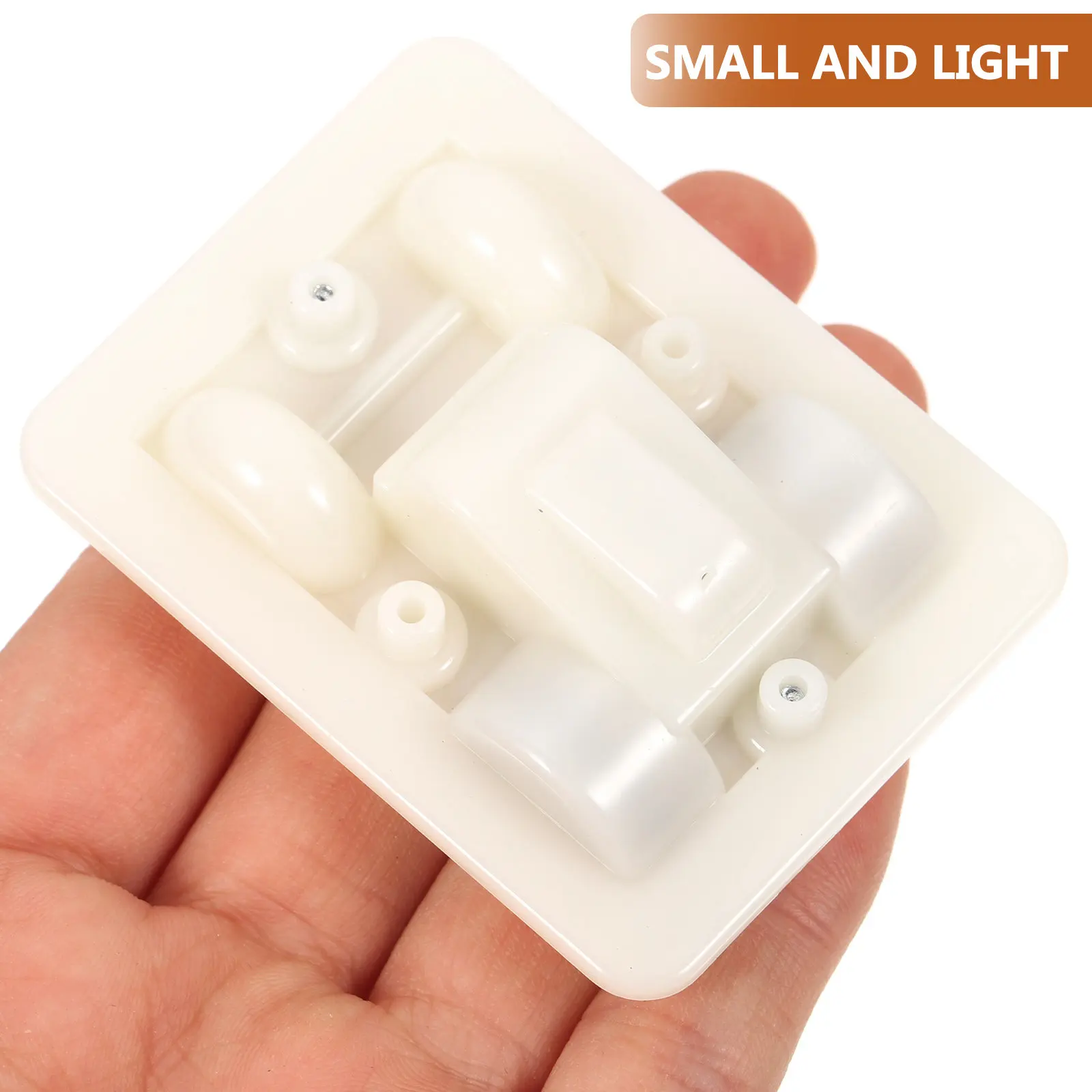 4Pcs Pullback Vehicle Base Exquisite Workmanship Blank Friction Powered Car Base for Pottery Clay Crafts Pull Back Car Parts DIY