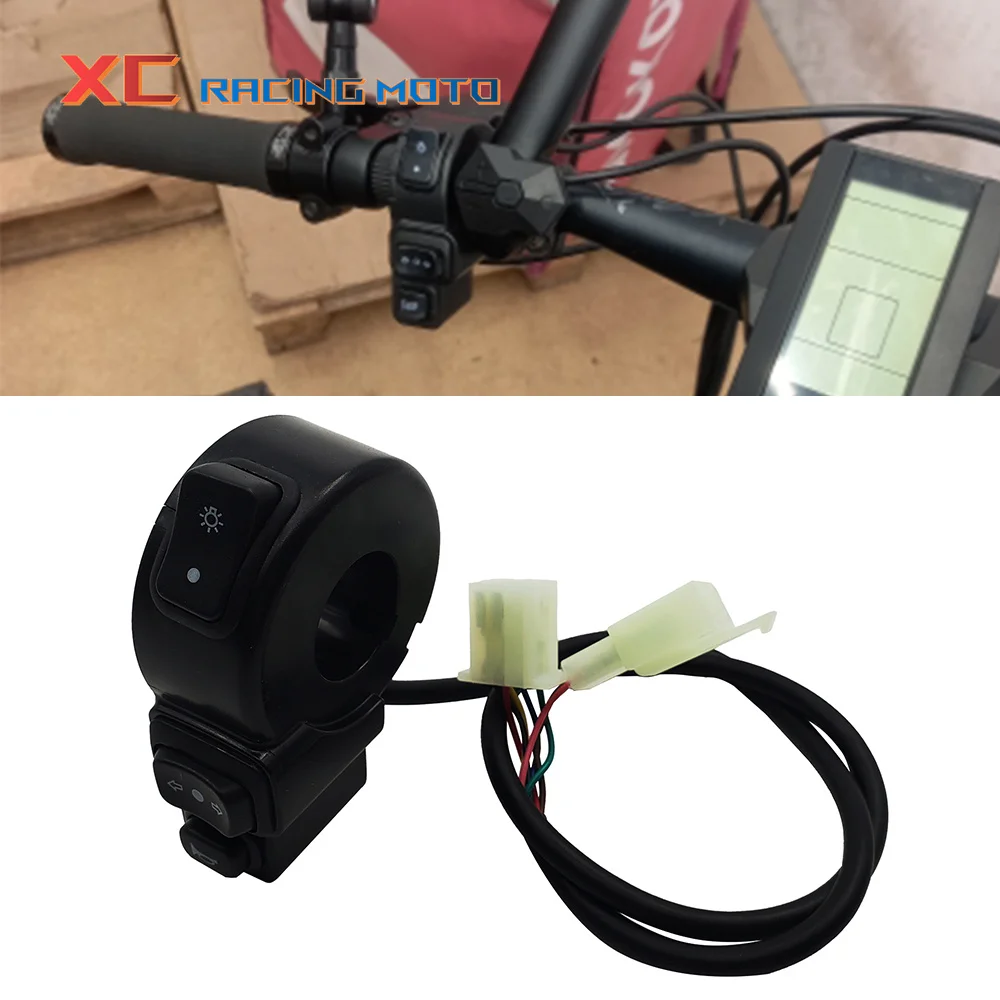 

Motorcycle HeadLight Turn Horn 3 Function Switch for 110cc-250cc ATV Switches Horn Button Turn Signal Electric Fog Lamp Start