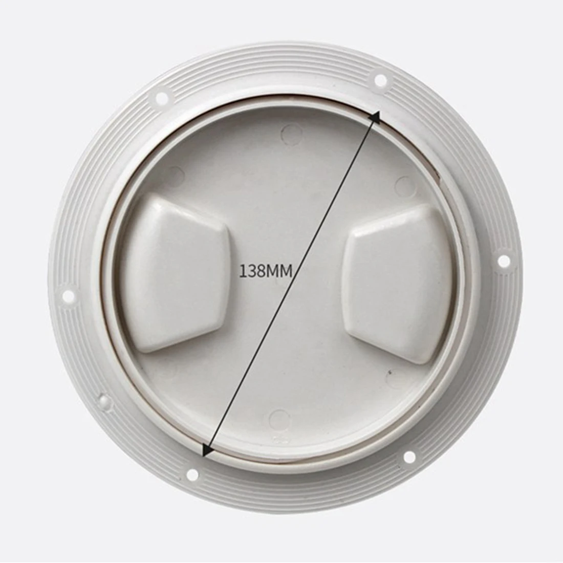 جديد 2 قطعة البحرية RV 5 بوصة غطاء فتحة الوصول تويست خارج سطح السفينة لوحة ، جولة عدم الانزلاق فتحة قابلة للإزالة غطاء عزل مقاوم للماء