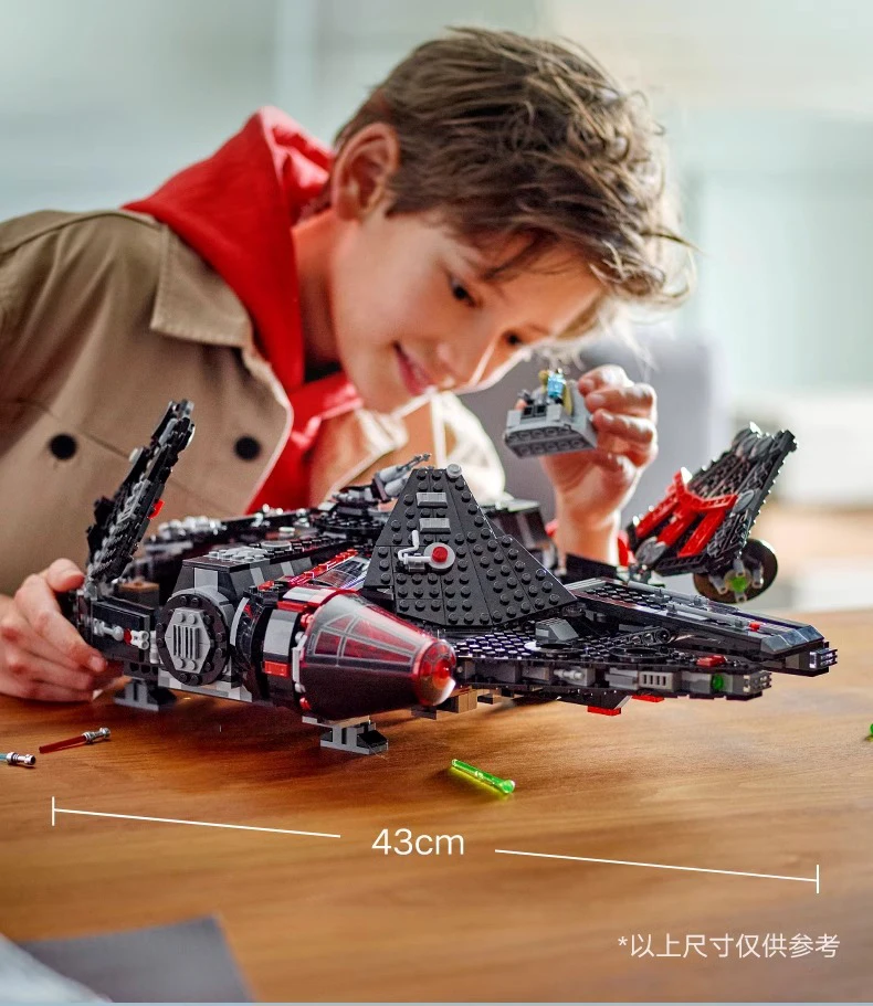 Legolcks جديد 1579 قطعة الصقر الألفية الظلام سفينة الفضاء نموذج اللبنات معركة سلسلة اللعب الكبار الصبي هدية عيد ميلاد