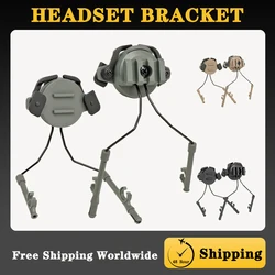 Tactical Fast Rail Mounts Headset Rail Adapter Headset Holder Set Shooting Helmet 360 Rotation Helmet Rail Suspension Bracket