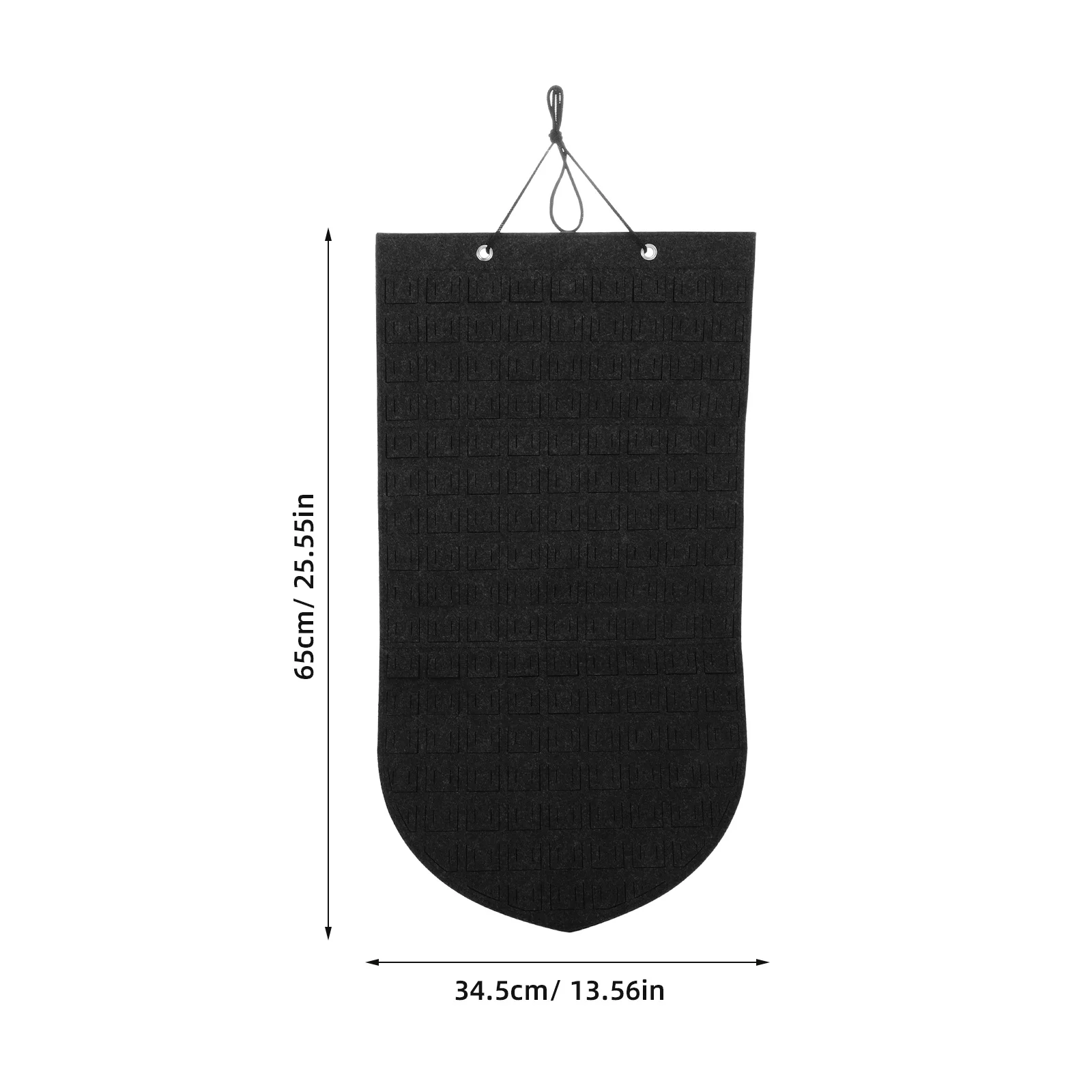 Jewelry Organizer Bag Brooches Earrings Storage Hanging Wall Display Felt Material Space Saving Minimalist Design Pin