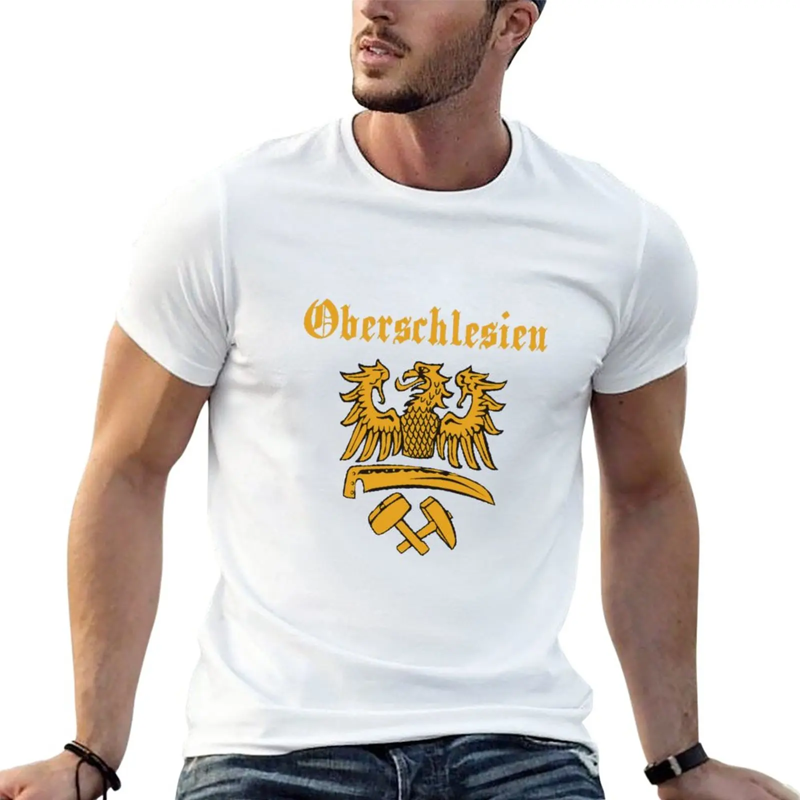 

New Upper Silesia logo T-Shirt funny t shirts tops big and tall t shirts for men