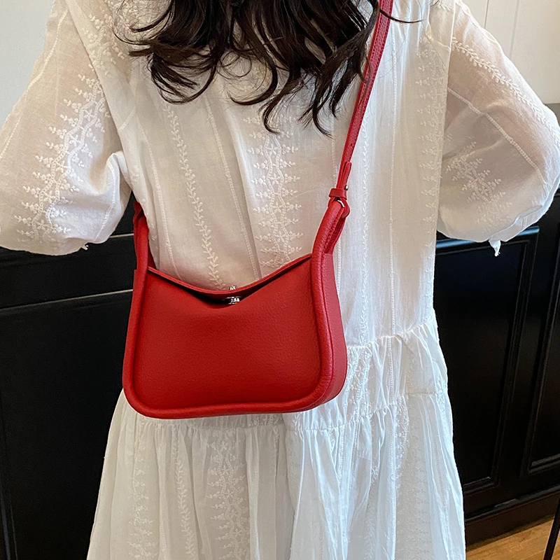 بسيطة عارضة تنوعا المرأة بو الجلود واحدة الكتف Crossbody حقيبة مربعة صغيرة أزياء العصرية تخزين وسادة أكياس