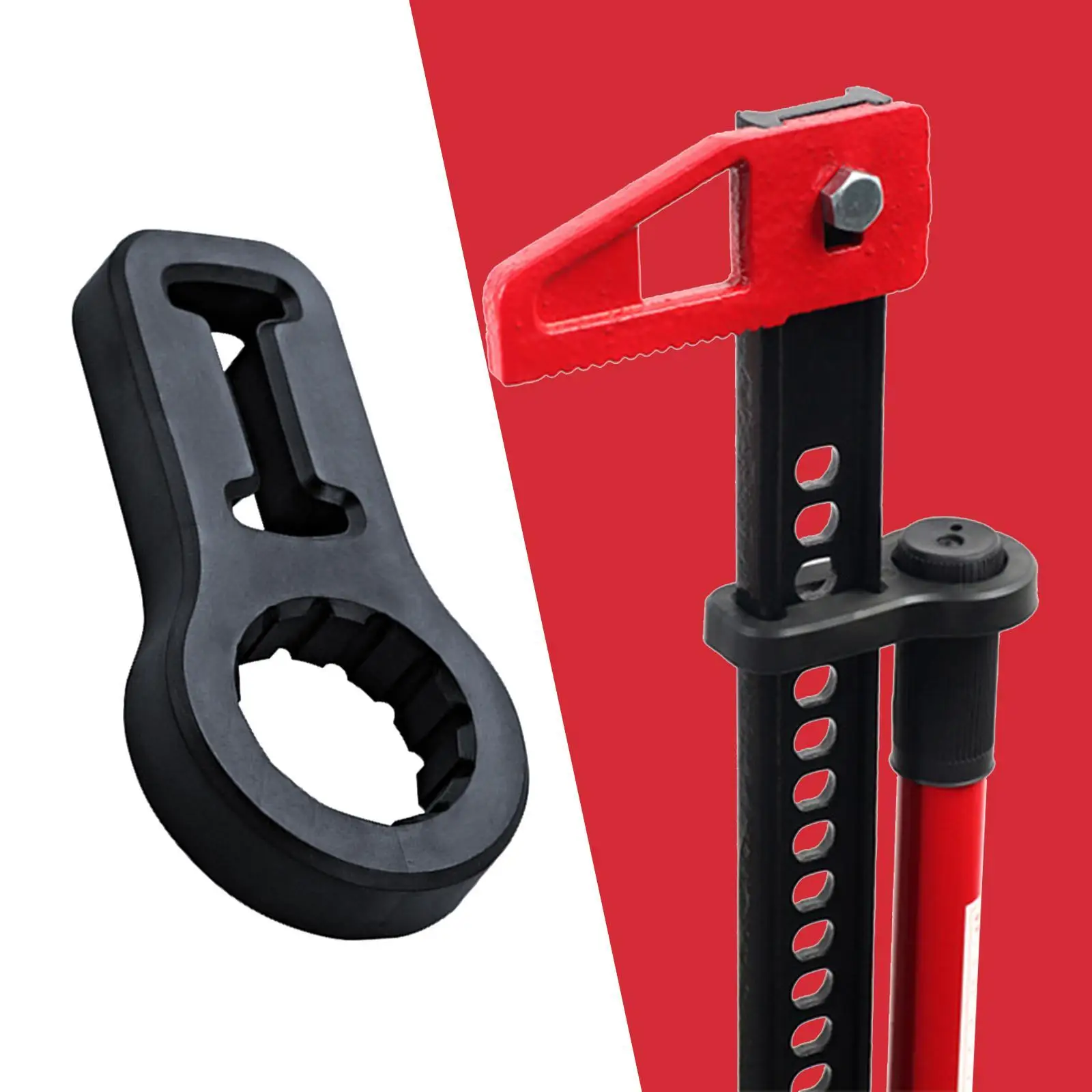 

Farmer Top Lock Handle Keeper Grip Rubber Road Jack Lift Jack Attachments Car Jacks for Lifter Handle Holder Grab