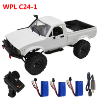 WPL C24 Upgrade C24-1 1:16 RC Car 4WD Radio Control Off-Road Car RTR KIT Rock Crawler Electric Buggy Moving Machine Cars gift