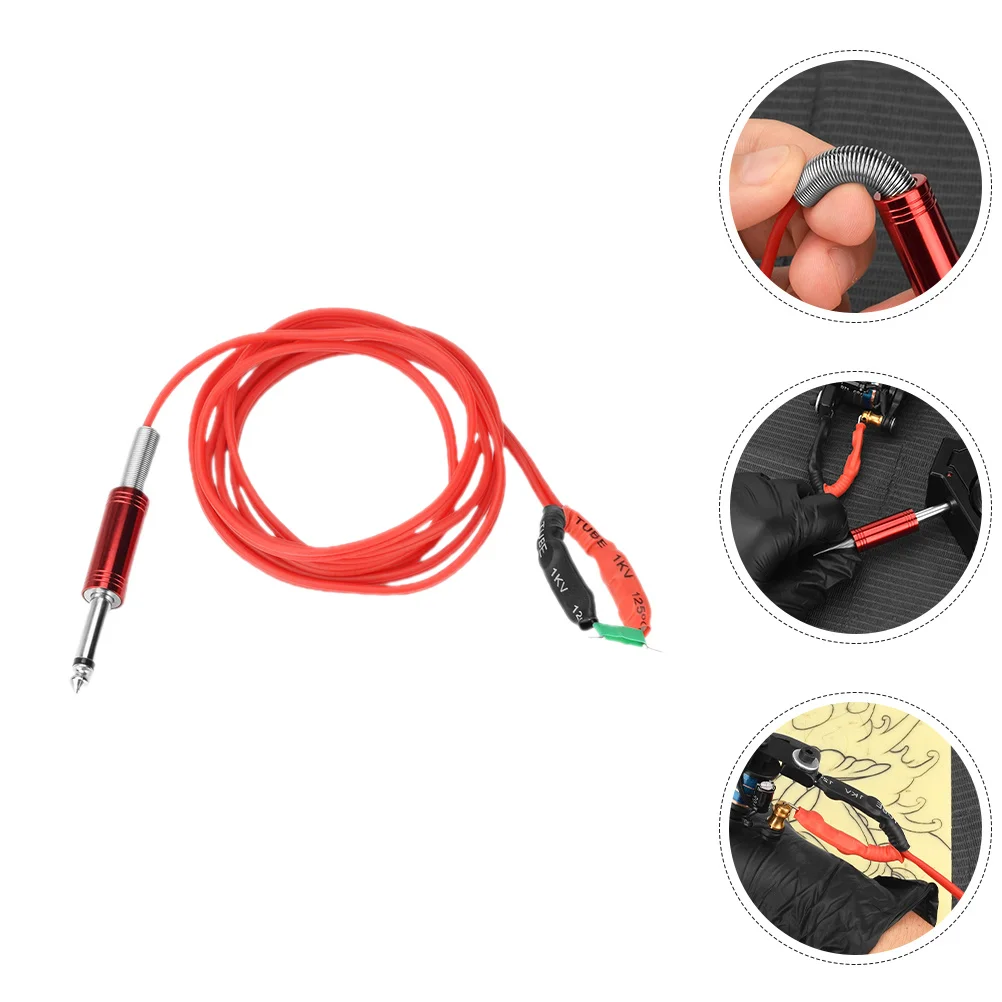 

Tattoo Supply Silicone Hook Line Bendable Clip Cord High Elasticity Long Term Stable Voltage Unique Design Durability