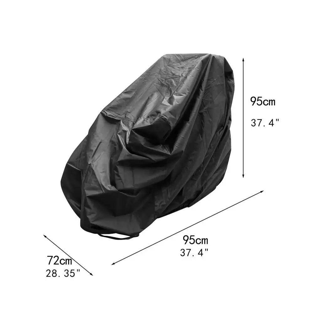 Electric Wheelchair Cover with Elastic Rope Lightweight Rolling Walker Cover