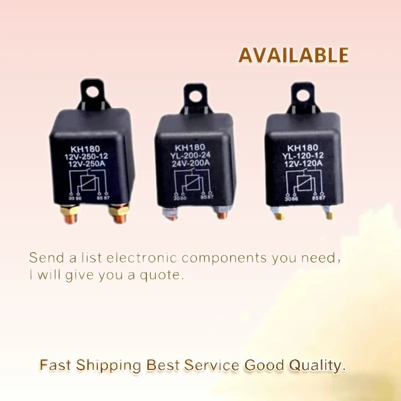 Original brand new KH180 automotive relay 12V 24V 120A 200A 250A 4PIN high current start preheating