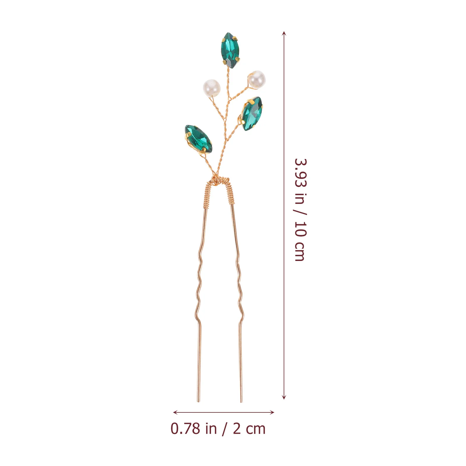 

6Pcs Bridal Hairpins Rhinestone Pearl Hair Clips Wedding Hair Accessories for Brides Proms Performances Pearl Hairpins