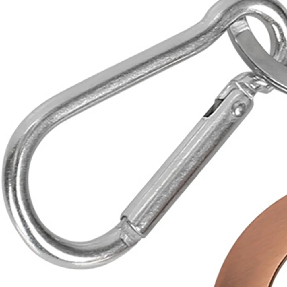 2pcs 2m Length Mini Tape Measure Clear Scale Portable Design Retractable Tape Measure 6mm Width With Carabiner