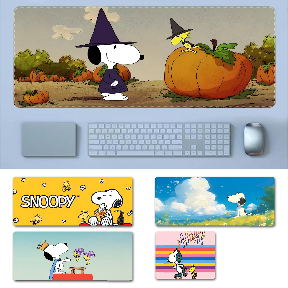 Cartoon Cute Dog S-Snoopys New Arrivals large gaming mousepad L XL XXL gamer mouse pad Size for Keyboards Mat Mousepad