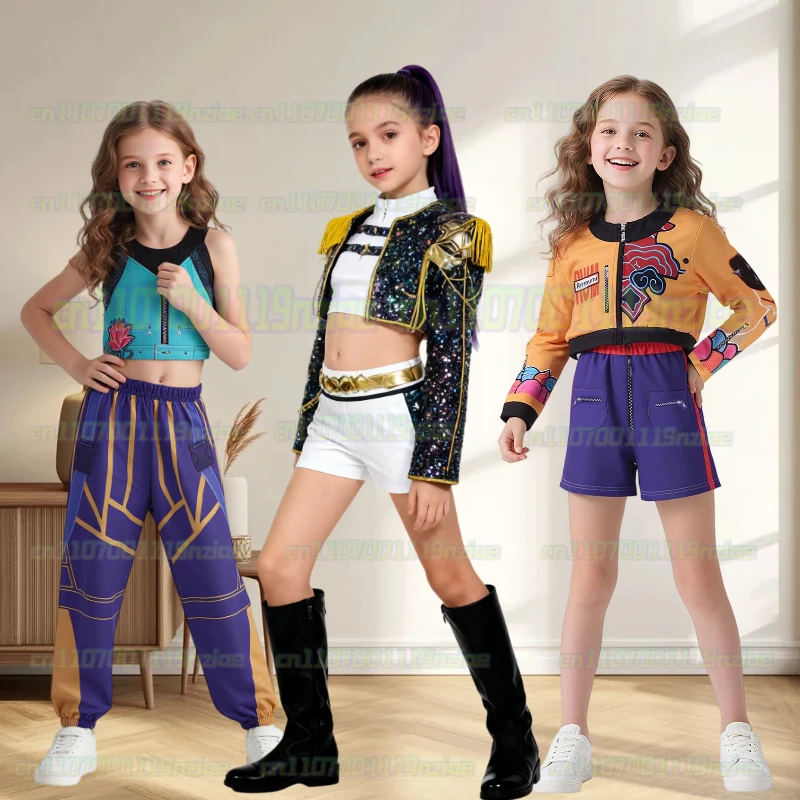 

Anime KPop Demon Hunters Mira Zoey Rumi Cosplay Costume Birthday Party Dress Anime Uniform Halloween Costume Idol Roleplay