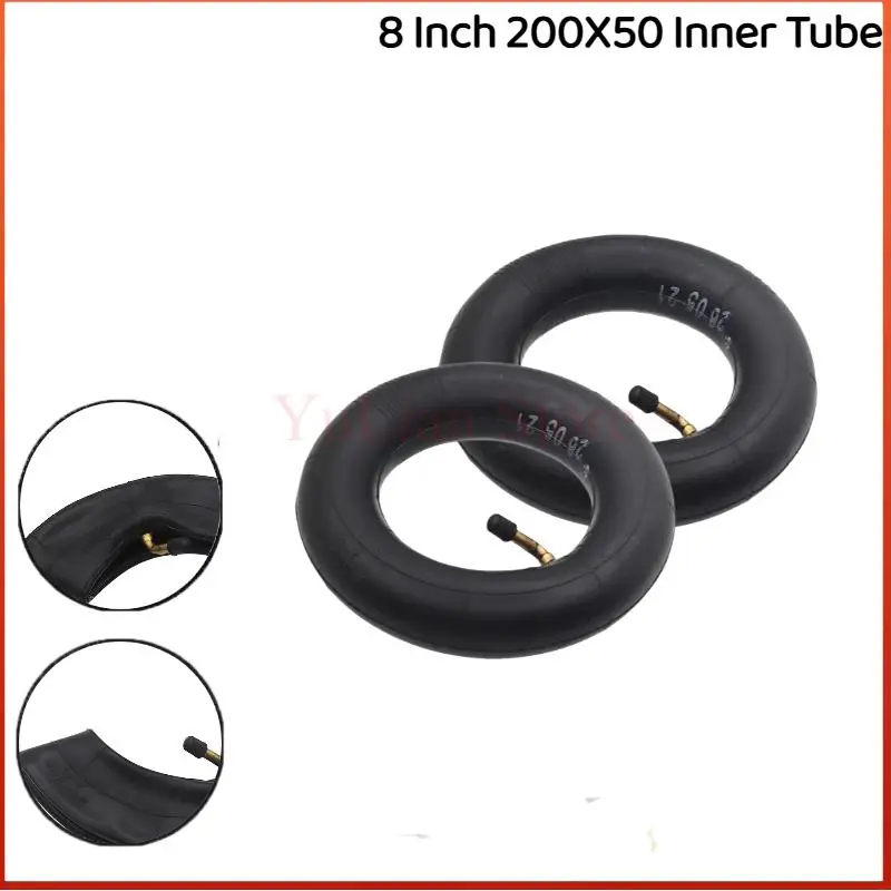 2pcs 8 Inch 200X50 Inner Tube For Scooter E100/E150/E200 Scooters Off-Road Tires