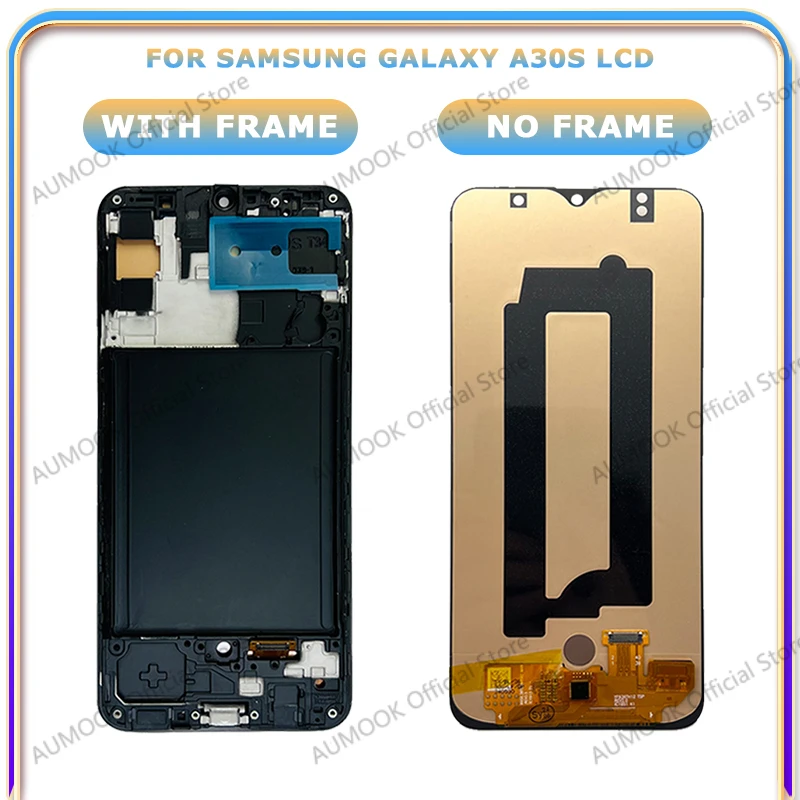 6,4 "AMOLED LCD Für Samsung Galaxy A30s A307F LCD Display Touchscreen Digitizer Montage Mit Rahmen A307G LCD Ersatz teile – Detail 6