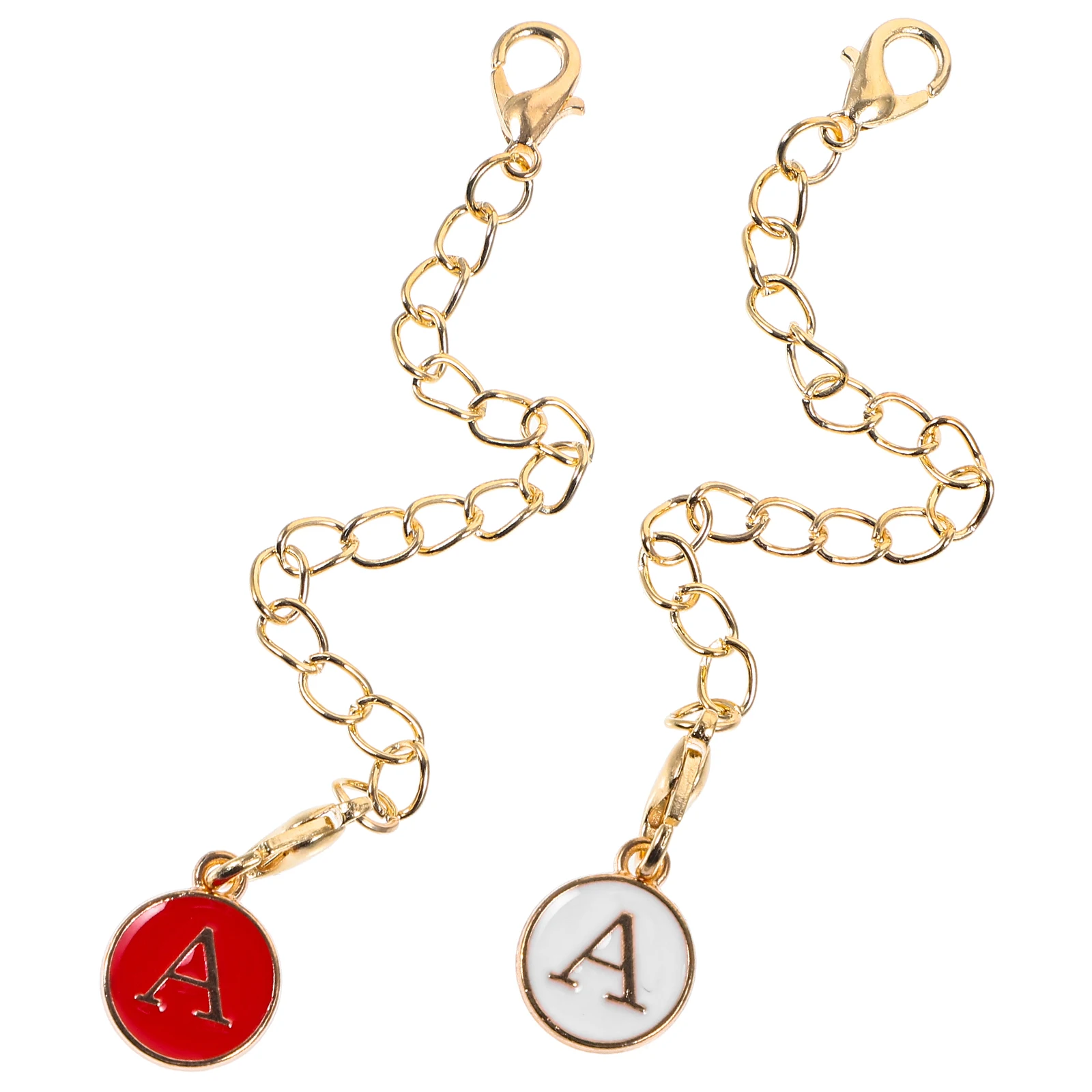

2 Pcs Milk Tea Cup Letter A Charm Metal Round Pendant Tumbler Accessories Shaped Decor Durable Fashionable DIY Gift