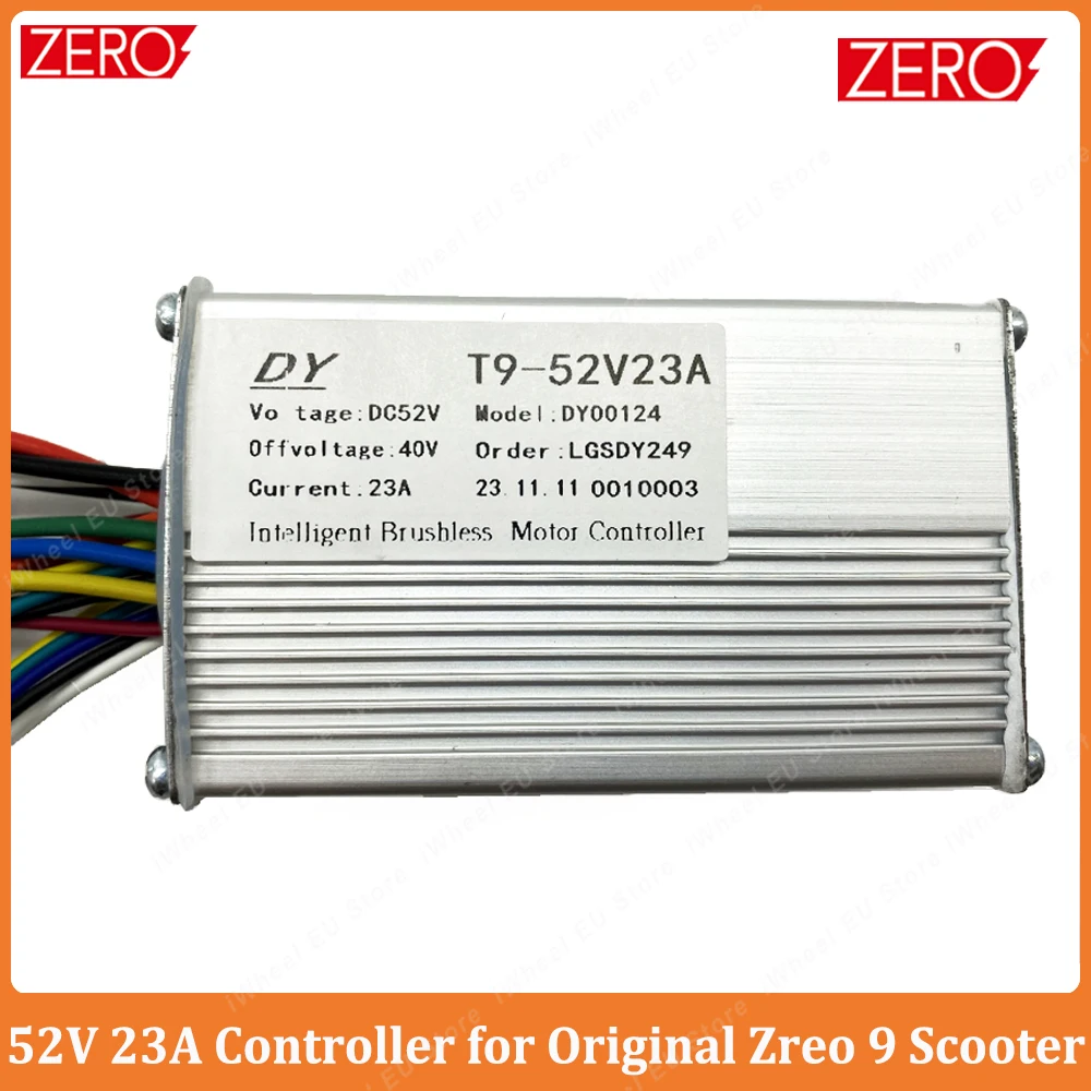 Original Zero 9 Sine Wave Controller 52V 23A Controller Official Zero 9 Accessories for Official 52V Zero 9 Electric Scooter