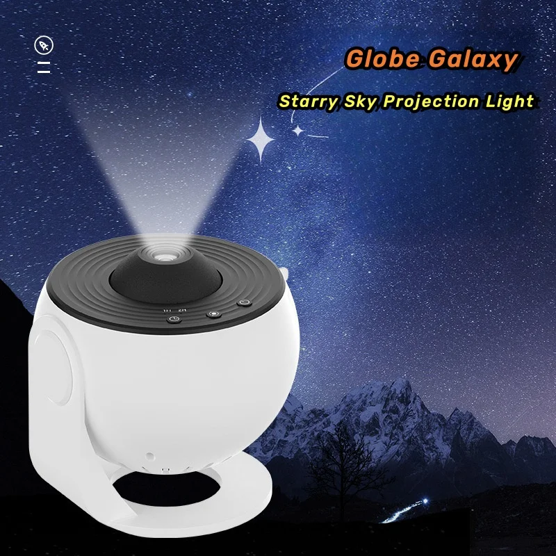 Star Galaxy Planetarium Projector for Bedroom 360° Degree Rotation Sky Night Light with 12 Galaxy Discs Large Projection Area