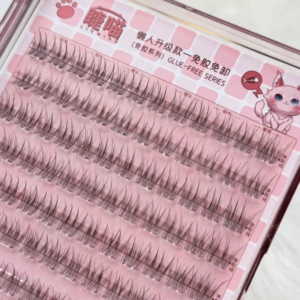 

Накладные ресницы большой емкости 120 кластеров, прозрачный стержень, один кластер, натуральные тонкие накладные ресницы для наращивания, макияж «сделай сам»