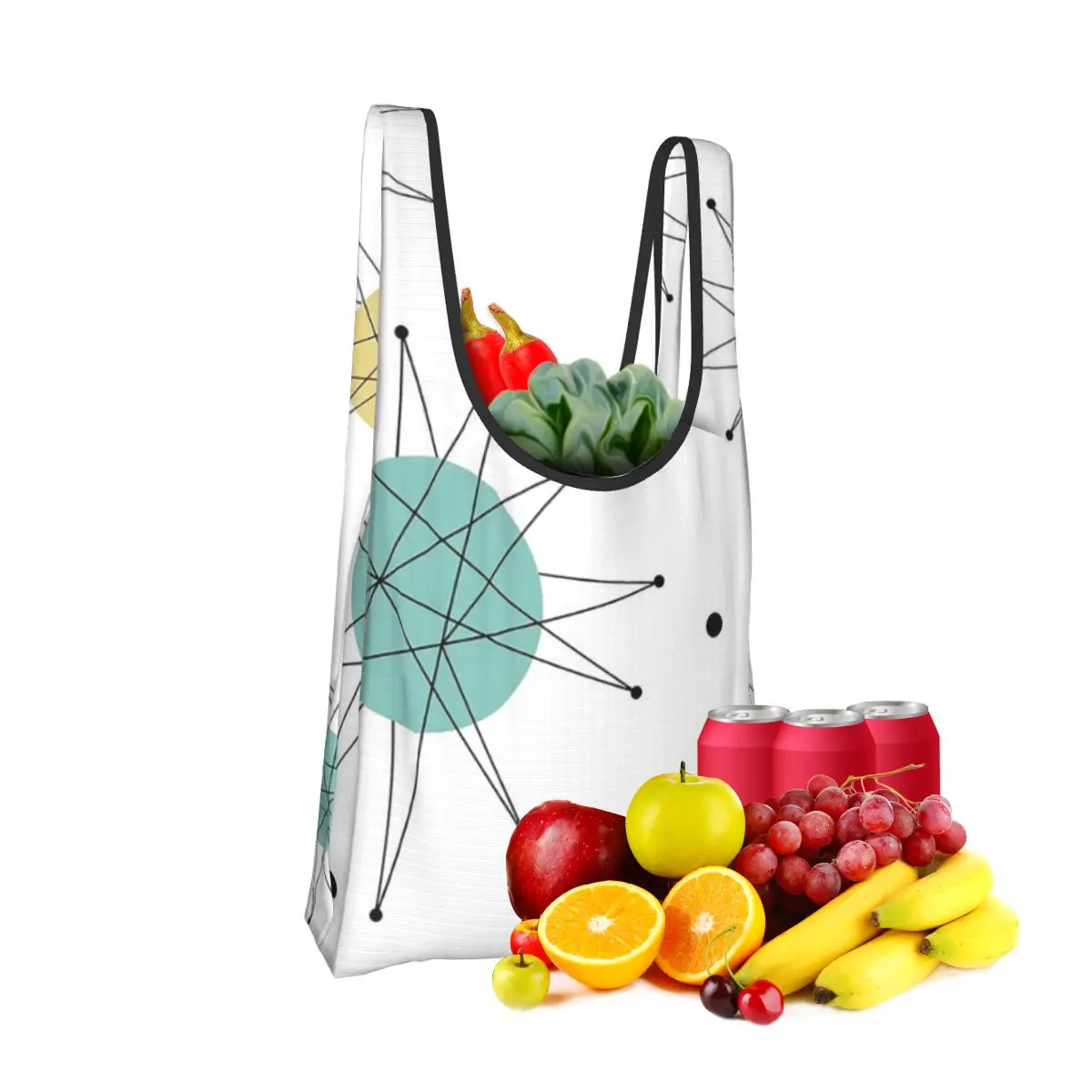 franciscan-starburst-meados-do-seculo-idade-atomica-sacola-de-compras-portatil-sacolas-reutilizaveis-ombro-shopper-bolsa-de-compras