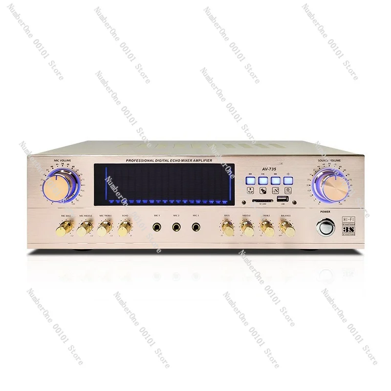 Dual Channel Digital Power Amplifier, AV Stereo Amp for Home & Professional Use, Factory Direct Fast Shipment