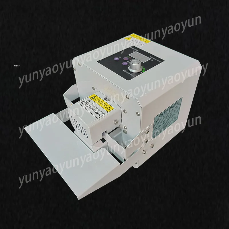 GLF-50 Automatic Continuous Sealer White Household Commercial Machine for PE Foil Tea Coffee Bag Sealing