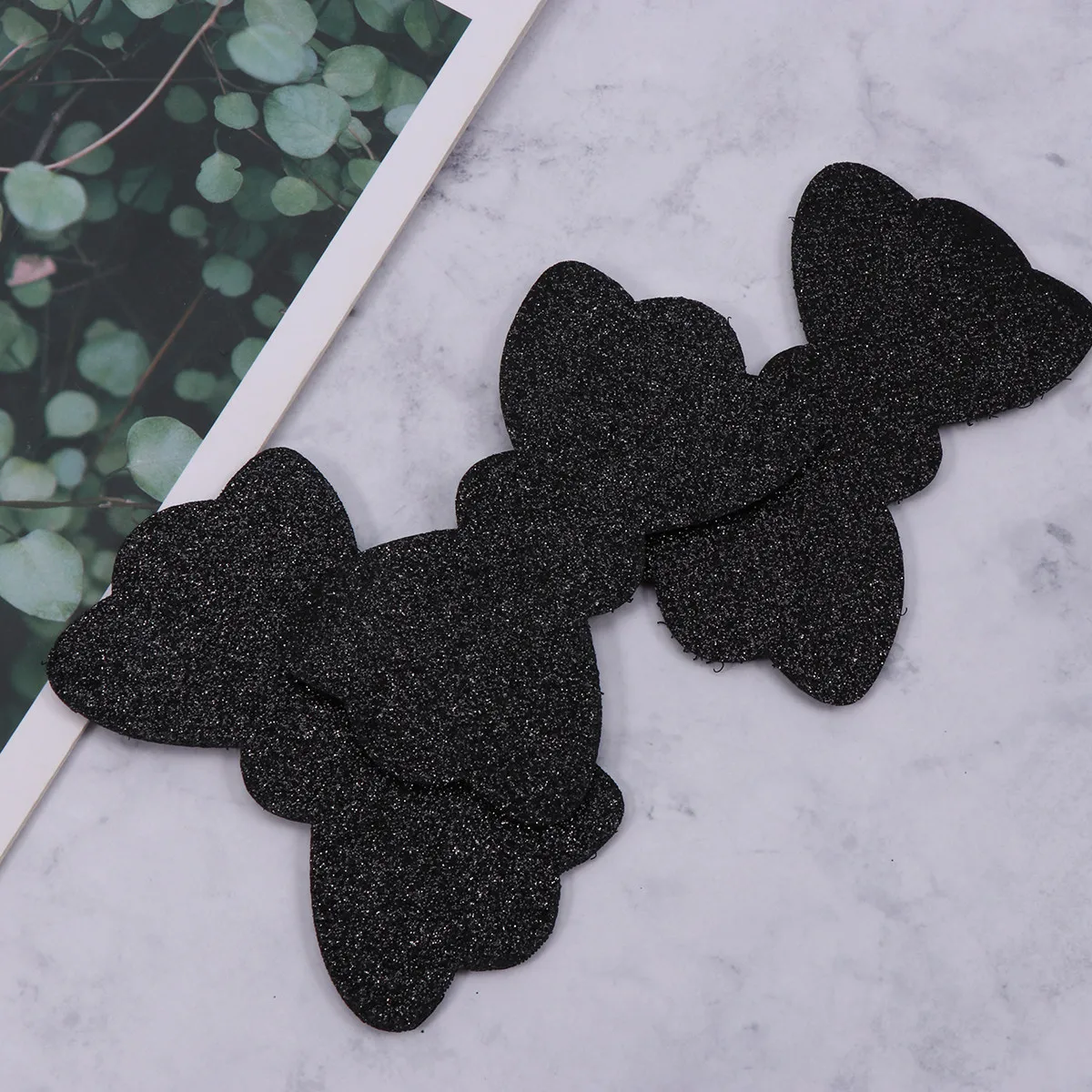 10Pcs Hair Bang Stickers Strong No-Metal Elastic during Exercise Play Daily Use Seamless Easy Apply Remove Compact