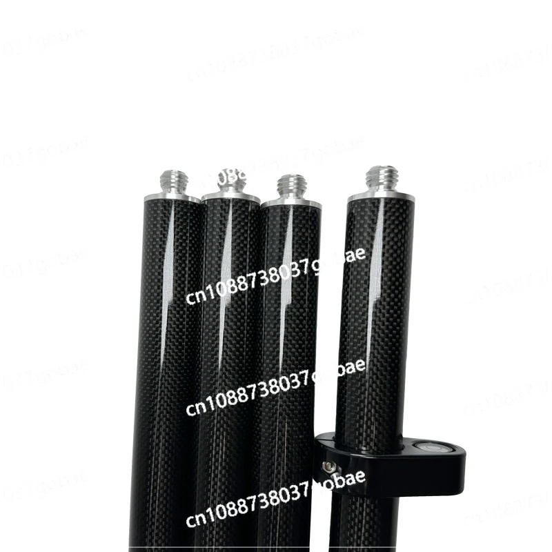 

Four-section rod portable measuring rod total station matching1.8 meters center splicing RTK carbon fiber rod