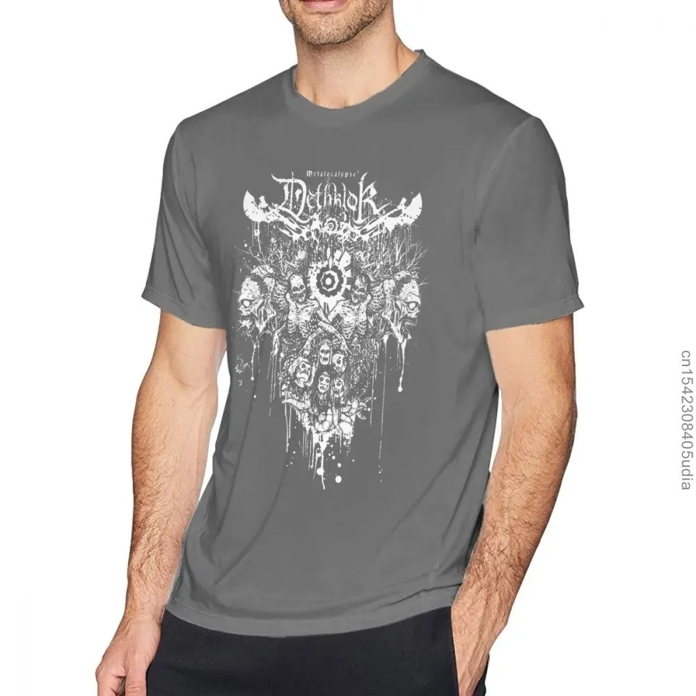 Cannibal Corpse Tshirts Dethklok Metalocalypse T Shirt Męska koszulka z krótkim rękawem Graficzna bawełna Zabawna moda Plus Size Tshirt