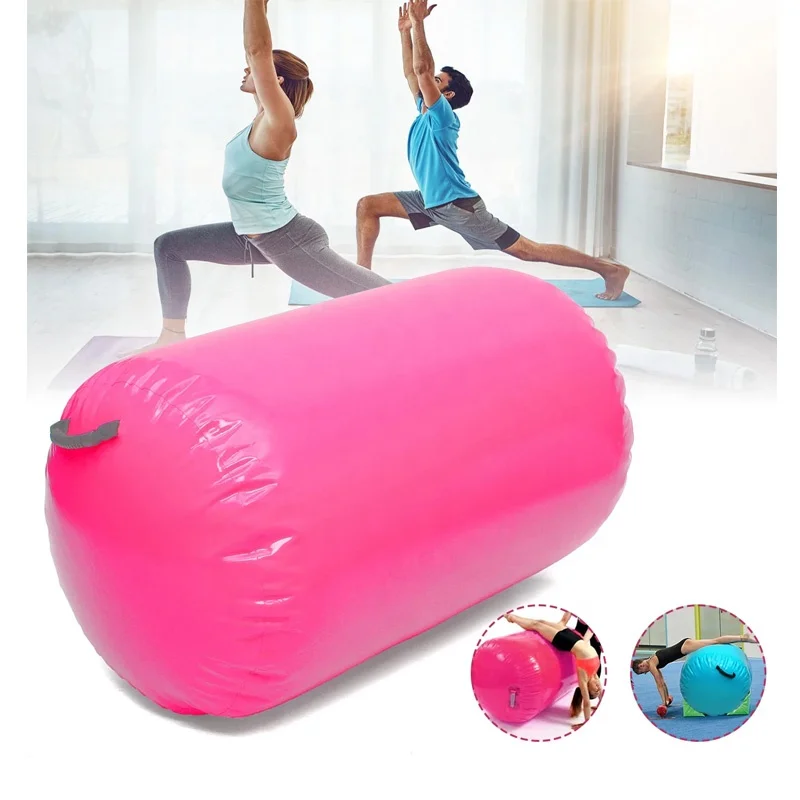 

Durable Custom Inflatable Gymnastics Air Track Roller Exercise Mat Barrel Roller For Training