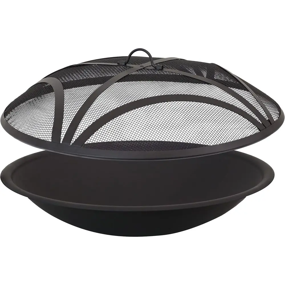 

23-Inch Replacement Steel ire Pit Bowl with Round Spark Sn - High-Temperature Painted inish