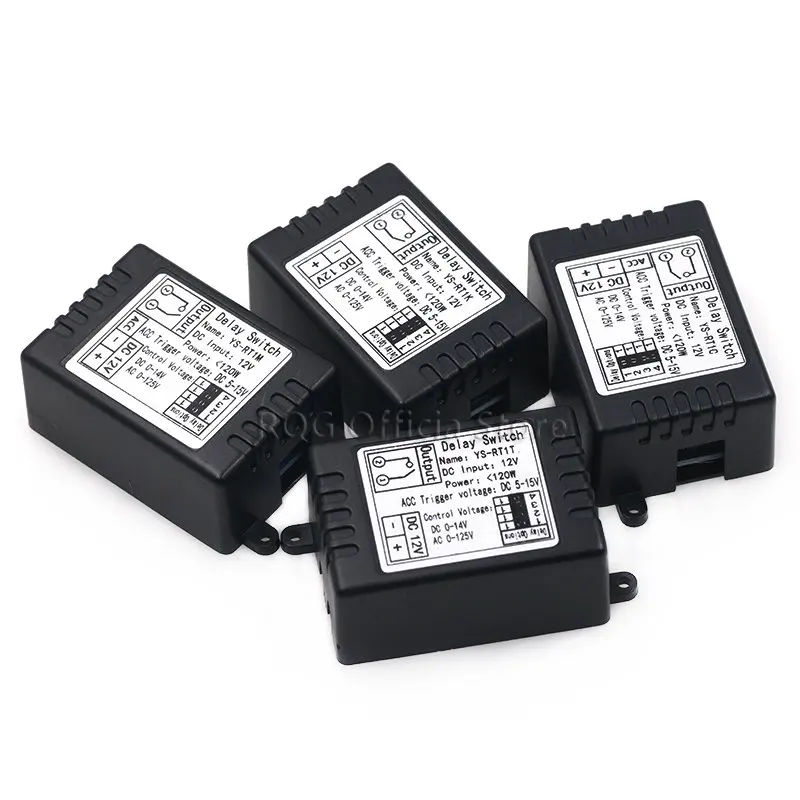 12V time delay relay Module, turn-on delay switch module, car modification, single-chip control time period optional