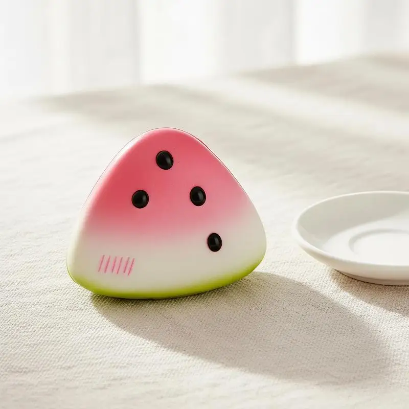 [J] Watermelon Shaped Toy Soft Slow Rebound Adorable Design For Kids Gifts Party Favors Office Stress Relief