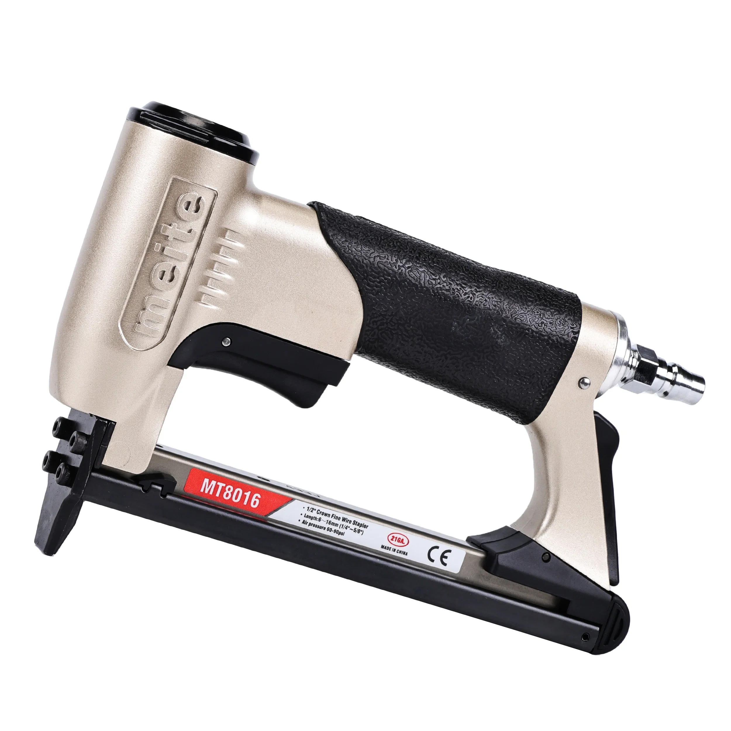 Meite MT8016 Pneumatic Fine Wire Stapler Upholstery Staple Gun For Furniture, Upholstering