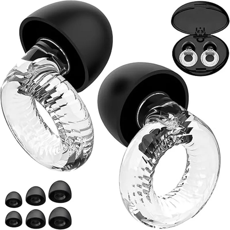

Eayburst Silicone Ear Plugs for Sleeping Noise Cancelling Reusable Earplugs 25db Noise Reduction&Hearing Protection for Concert