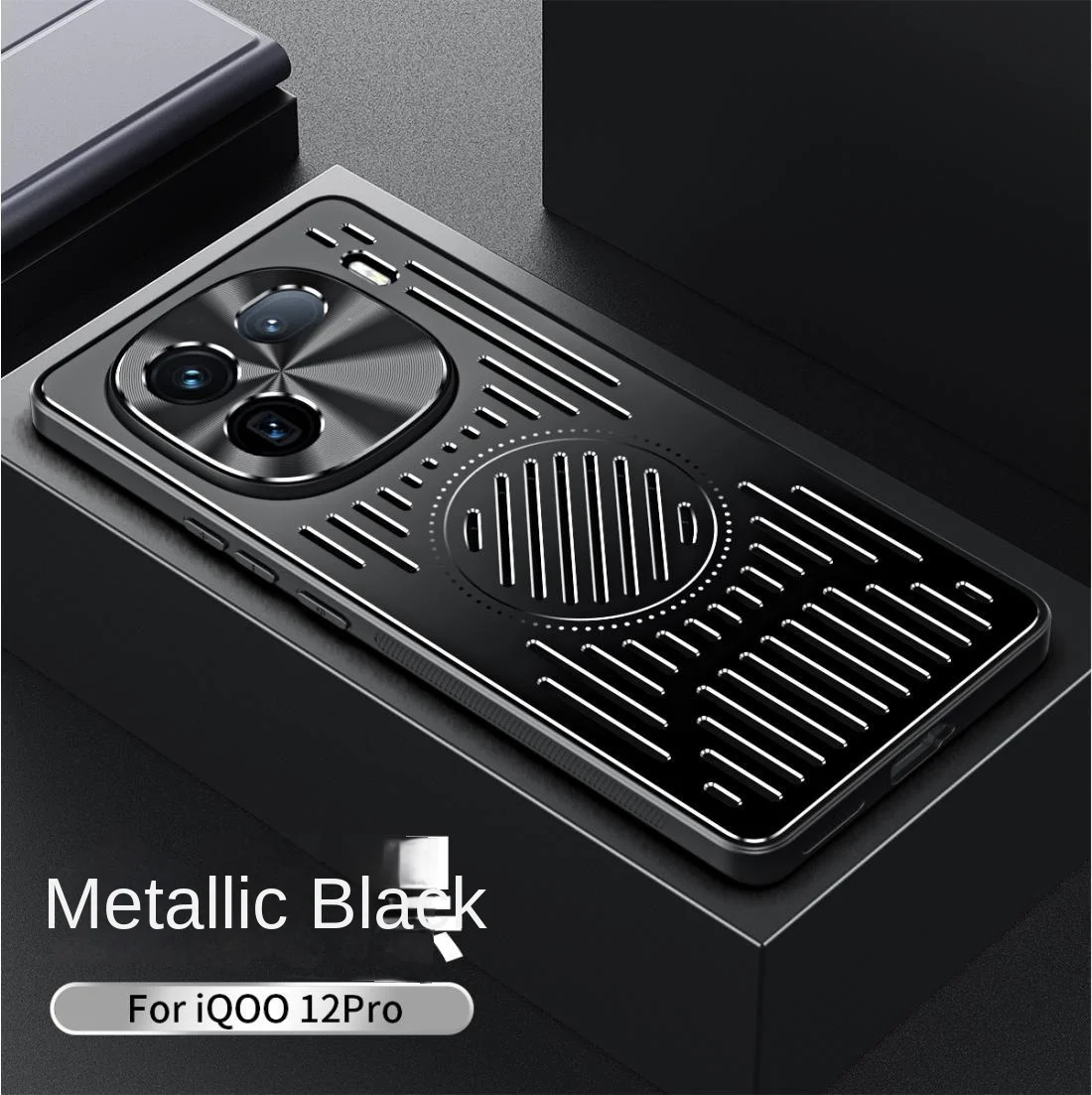 Coque de téléphone magnétique rigide de luxe, coque de protection arrière, dissipation thermique, VICalculator, IQOO 13, 12, 11 Pro