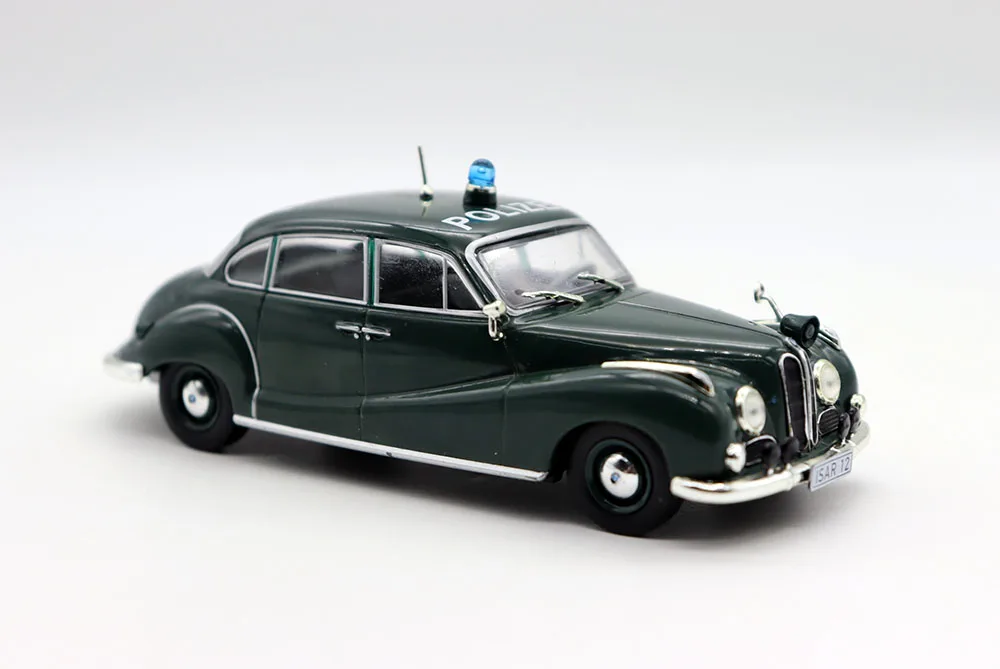 New 1/43 Scale  501 POLIZE Police-car Models By Atlas Editions For Collection Diecast Alloy Toy Cars Gift