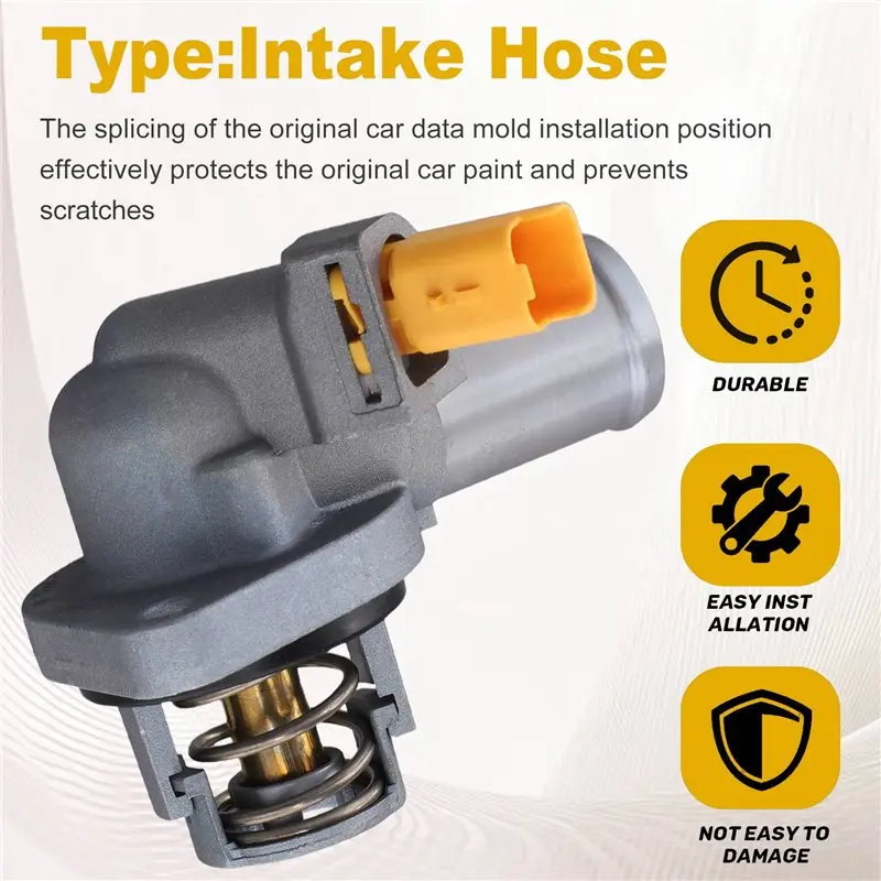 Efficientt-2X 1306010-H02 Engine Coolant Electronic Thermostat For Chana Changan Yuexiang Alsvin Honor Auchan X70A JL473QF 1.5L