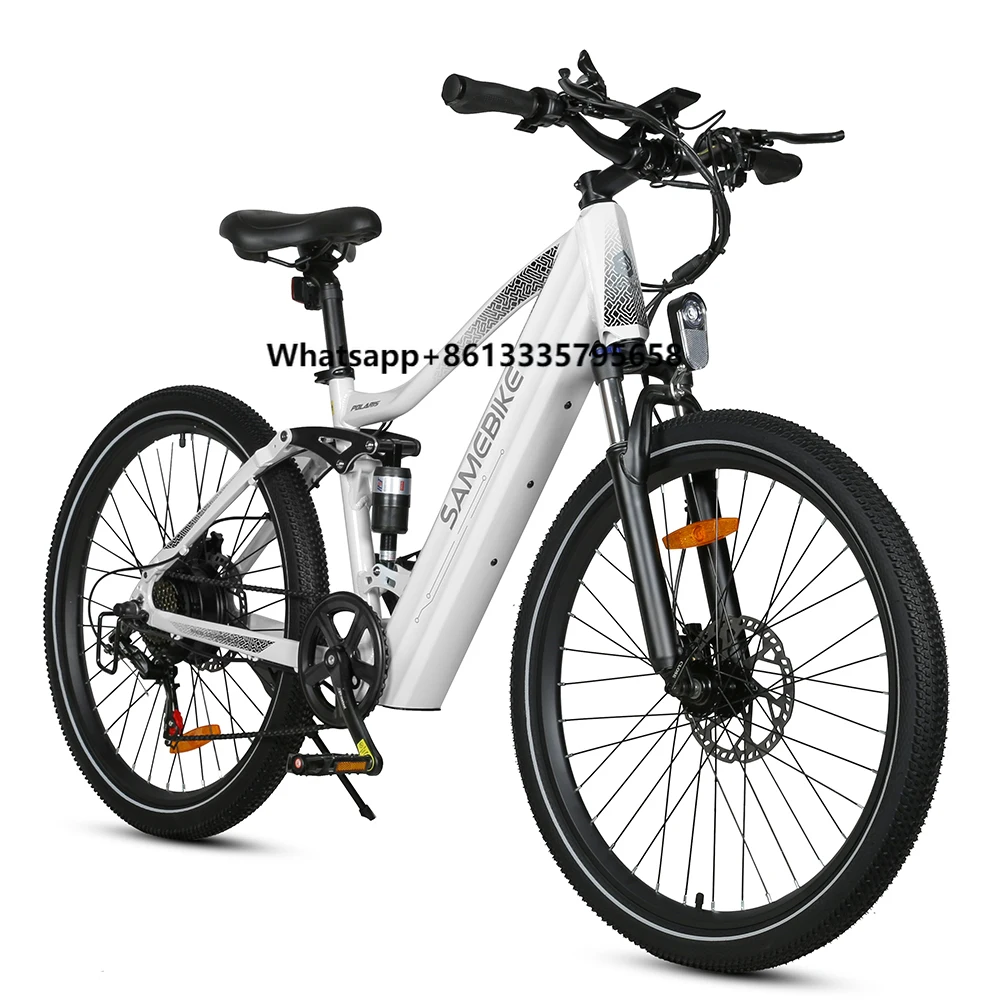 

750W Electric Mountain Bike Hidden Battery Mountain Full Suspension Electric Bike
