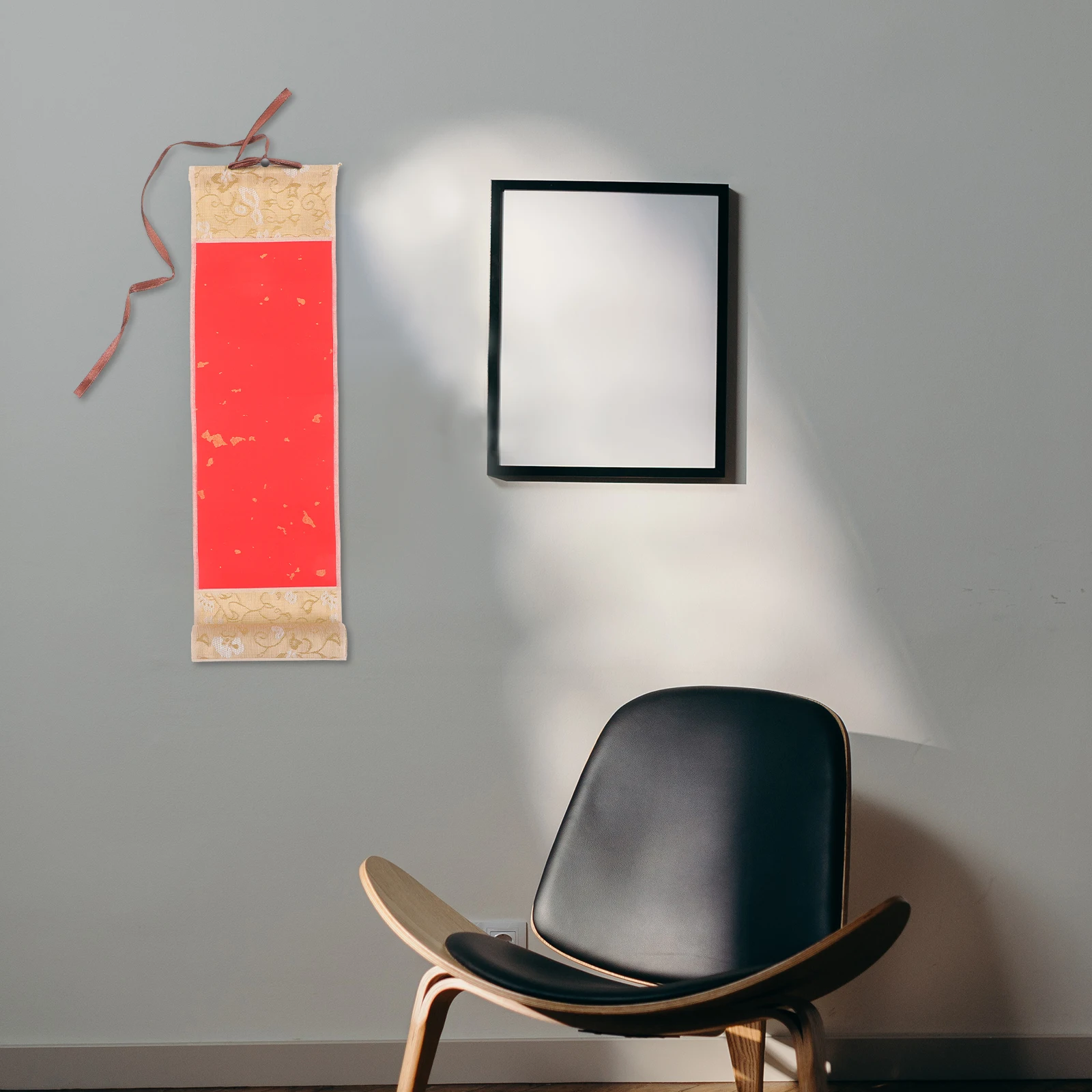 

Blank Hanging Scroll Xuan Paper Calligraphy Rice Drawing Red Painting Chinese Accessory Lightweight Storage Box
