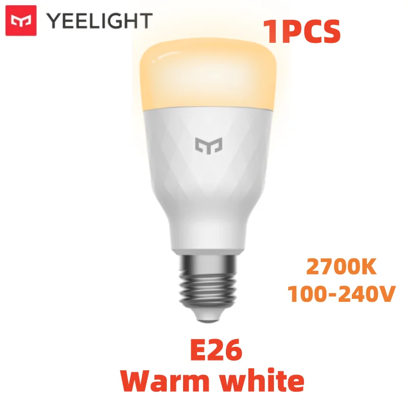 Yeelight Smart LED Lamp W3 E26 Kleur/Wit Omgevingslicht Wifi Spraakbesturing 1700 K ~ 6500 K Voor Mi Home Alexa Google SmartThings